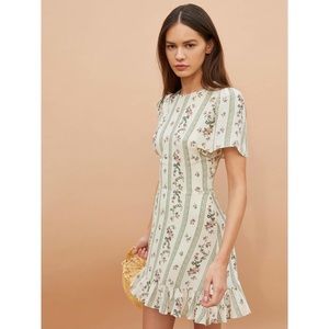 COPY - Reformation Beesley Print Minidress Heath Size 4
